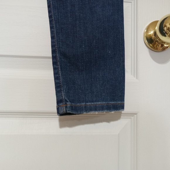 VIZCAINO Low Rise Skinny Leg Blue Jean, Size 4 - Picture 9 of 9